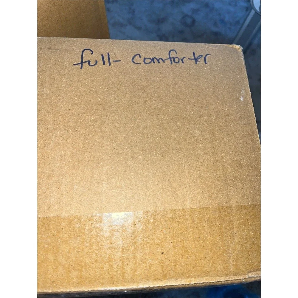 Box Stitched Down Alternative Comforters Full Size (White)